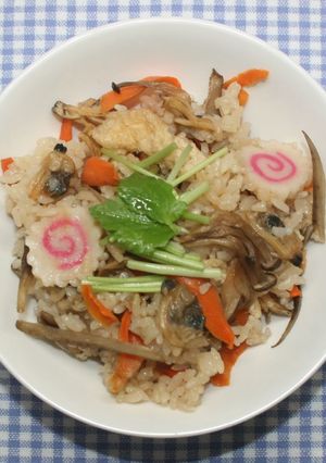 簡単☆乾燥あさりと乾燥野菜の炊き込みご飯-レシピのメイン写真