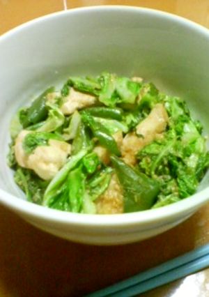 鶏とキャベツの甘味噌丼-レシピのメイン写真
