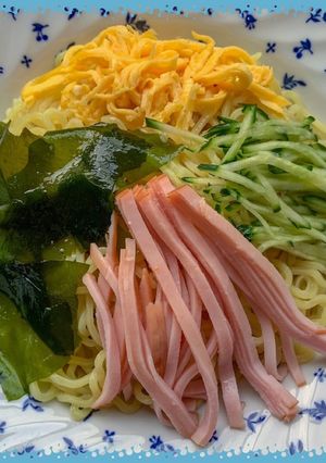 めんつゆとドレッシングの冷やし中華のタレ-レシピのメイン写真