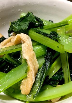 一瞬で小松菜の煮浸し！-レシピのメイン写真