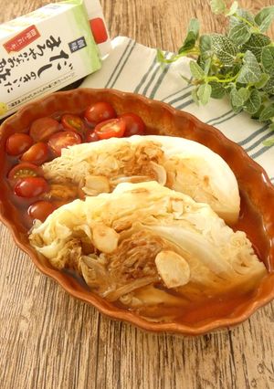 だしまろ酢でキャベツとトマトの南蛮漬け-レシピのメイン写真