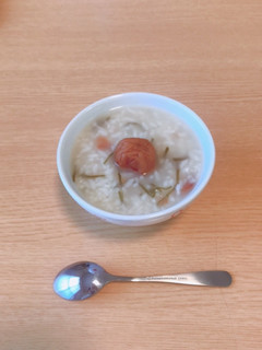 優しい味の梅おかゆ-レシピのメイン写真