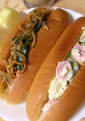 焼きそばパン＆ポテトサラダパン-レシピのメイン写真