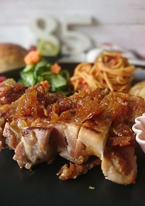 ジューシー！鶏肉甘夏マーマレードソテー-レシピのメイン写真