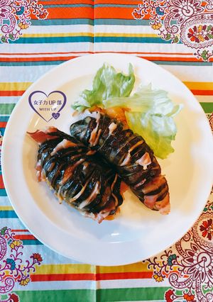 ナスのベーコンチーズはさみ焼き-レシピのメイン写真