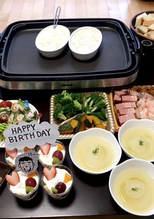 誕生日の夜ご飯-レシピのメイン写真
