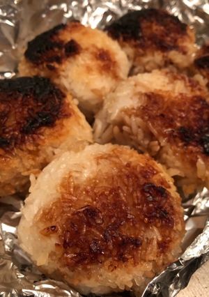 エンジョイ野外!ホイル包み焼きおにぎり-レシピのメイン写真
