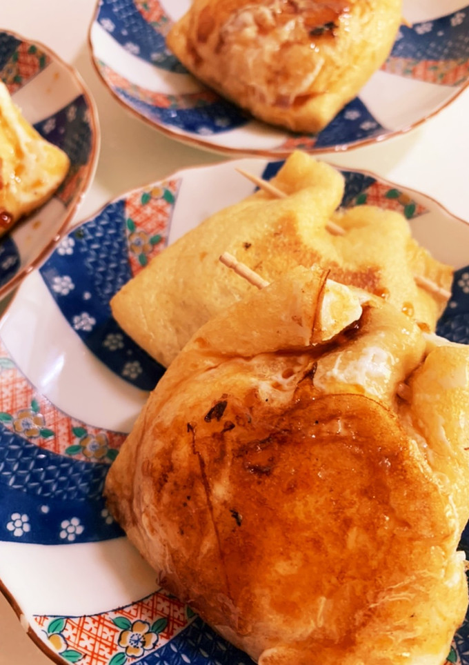 中からとろっ☆卵in油揚げ-レシピのメイン写真