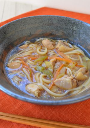 鶏南蛮うどん-レシピのメイン写真