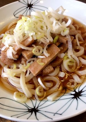 冷やしきつね讃岐うどん♪電子レンジで-レシピのメイン写真