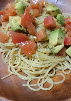トマトとアボカドの冷製パスタ-レシピのメイン写真