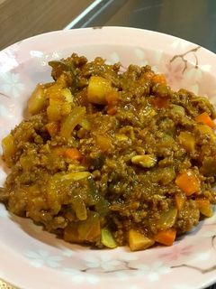 キーマカレー(ルー不使用)-レシピのメイン写真