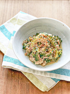 レンジで簡単♪ゴーヤのツナ味噌-レシピのメイン写真