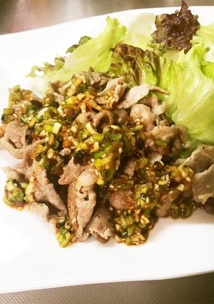 具沢山ねぎダレで豚肉炒め-レシピのメイン写真