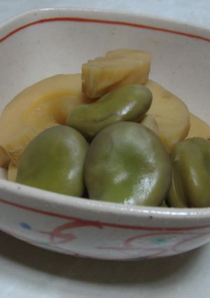 旬の味!そら豆と筍で春の煮物(*^^*)-レシピのメイン写真