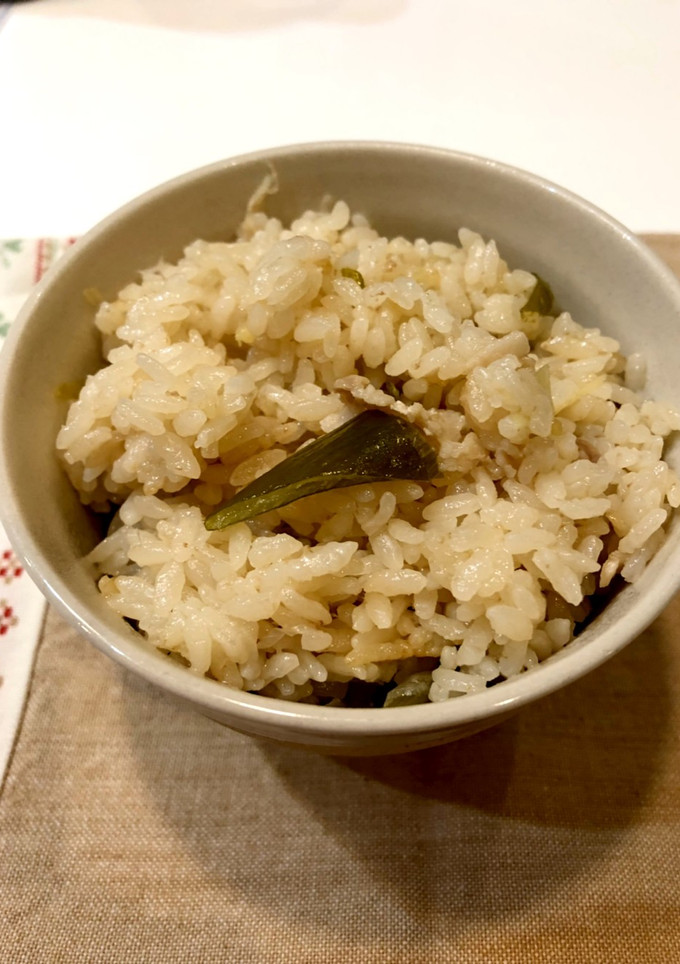 豚バラとネギの炊き込みご飯-レシピのメイン写真