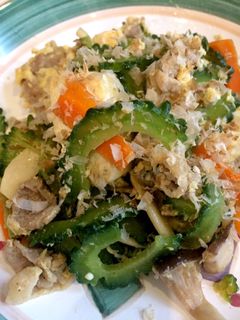 ゴーヤチャンプル♪豚こまで-レシピのメイン写真