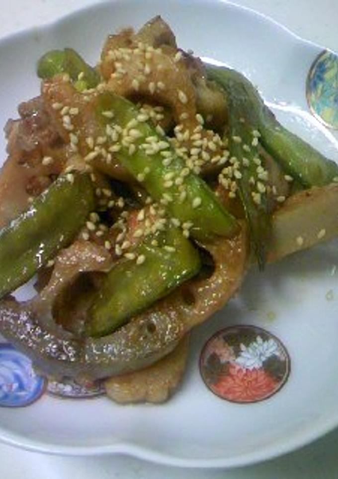 鶏肉とレンコンのゆずこしょう炒め-レシピのメイン写真