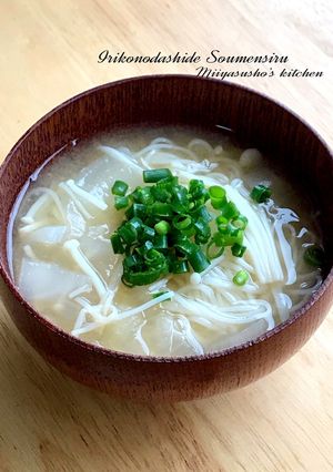 いりこ出汁で素麺汁-レシピのメイン写真
