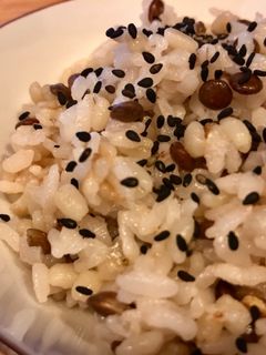 レンズ豆のもち麦ごはん-レシピのメイン写真