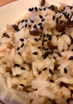 レンズ豆のもち麦ごはん-レシピのメイン写真
