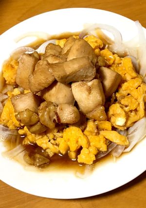 スクランブル卵の鳥照り-レシピのメイン写真