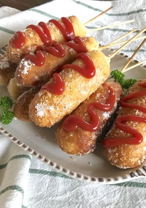 コストコチーズでチーズドッグ♪-レシピのメイン写真