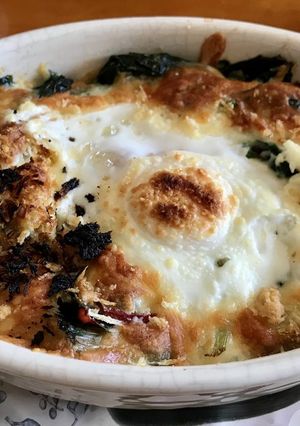 スイスチャードと新じゃがのチーズ焼き-レシピのメイン写真