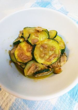 ズッキーニとツナのさっぱり煮♪-レシピのメイン写真