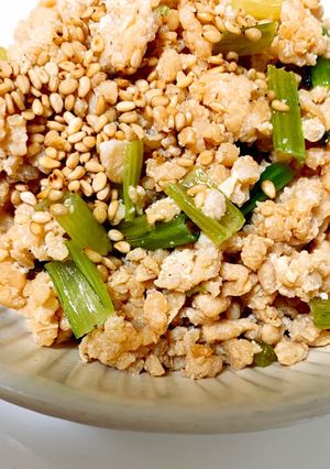 簡単な丼♥鶏ひき肉と小松菜で❁-レシピのメイン写真