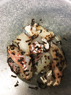 アクション1回!鯛の刺身の残りで鯛茶漬け-レシピのメイン写真