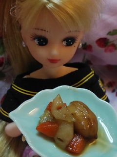 リカちゃんサイズ♡千葉 落花生の煮豆ꕤ*-レシピのメイン写真
