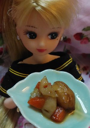 リカちゃんサイズ♡千葉 落花生の煮豆ꕤ*-レシピのメイン写真