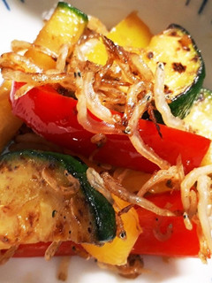 常備菜 じゃこと夏野菜炒め-レシピのメイン写真