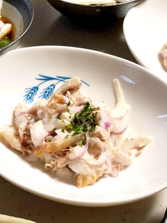 紫玉ねぎとちくわの梅醤和え-レシピのメイン写真