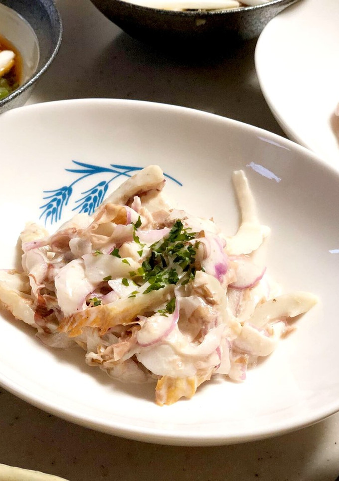 紫玉ねぎとちくわの梅醤和え-レシピのメイン写真