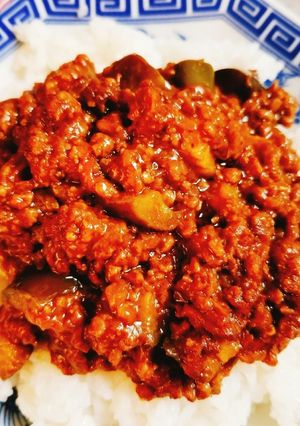 なすとトマトのキーマカレー-レシピのメイン写真