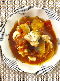 簡単ニンニクの効いた鶏肉のトマト煮-レシピのメイン写真