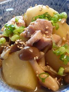 鶏肉とじゃがいもとしめじの味噌煮♪-レシピのメイン写真