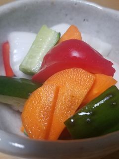 【すし酢だけ!】野菜のピクルス-レシピのメイン写真