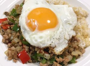 乾燥バジルで作るガパオライス-レシピのメイン写真