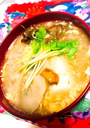 もずくとなめこの酸辣湯-レシピのメイン写真