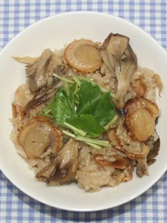 簡単☆乾燥ホタテガリバタ醤油炊き込みご飯-レシピのメイン写真