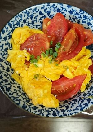 トマトのふかふか卵炒め-レシピのメイン写真