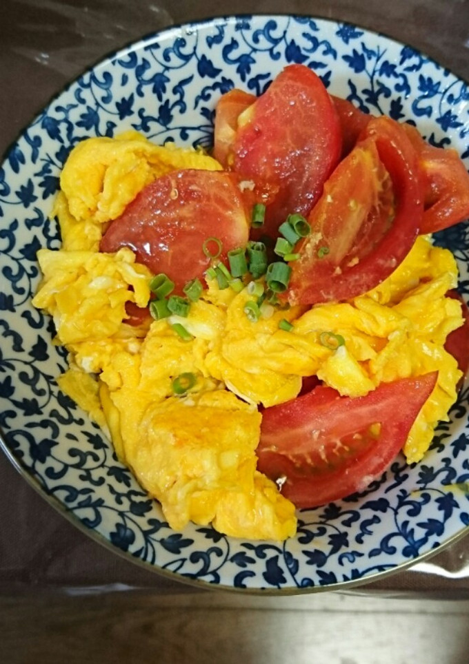 トマトのふかふか卵炒め-レシピのメイン写真
