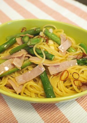 アスパラとベーコンのペペロンチーノ-レシピのメイン写真
