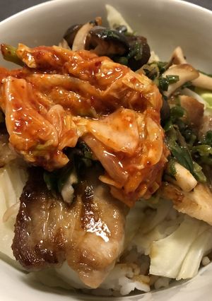 簡単焼肉丼-レシピのメイン写真