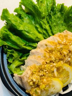 レンジで簡単♬鶏むね肉の蜂蜜レモン蒸し-レシピのメイン写真