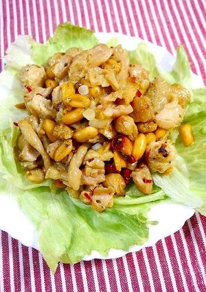 簡単！ほったらかし☆鶏肉ナッツ炒め-レシピのメイン写真