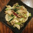 切り干し大根と蕪の炒めもの。